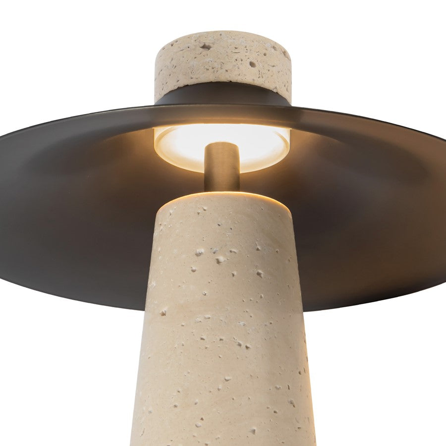 Kuzco Hagen 12" Black Dimmable LED Table Lamp, Urban Bronze