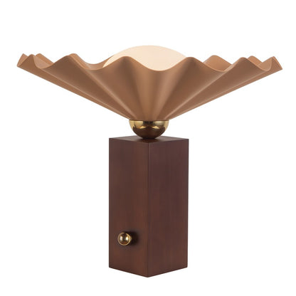Kuzco Furrow 14" Red Table Lamp, Peach - TL354116PEC