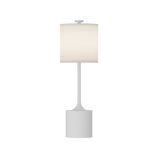Alora Mood Issa 1Lt 26" Table Lamp, White/Ivory Linen/Gold/Silver - TL418726WHIL