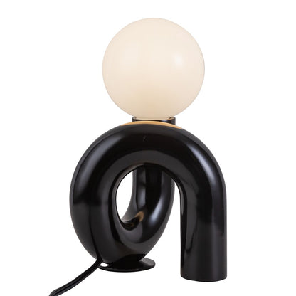 Kuzco Sadie 6" Socket Table Lamp, Gloss Black