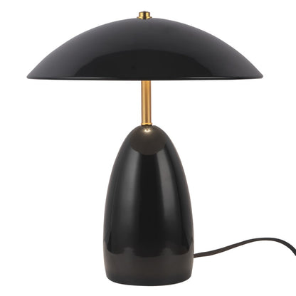 Kuzco Poppy 12" Blk Dim LED Table Lamp, Glossy Blk - TL437012GBK