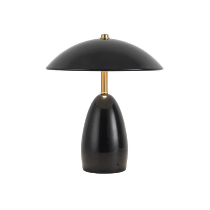 Kuzco Poppy 9" Blk Dim LED Table Lamp, Glossy Blk - TL437409GBK