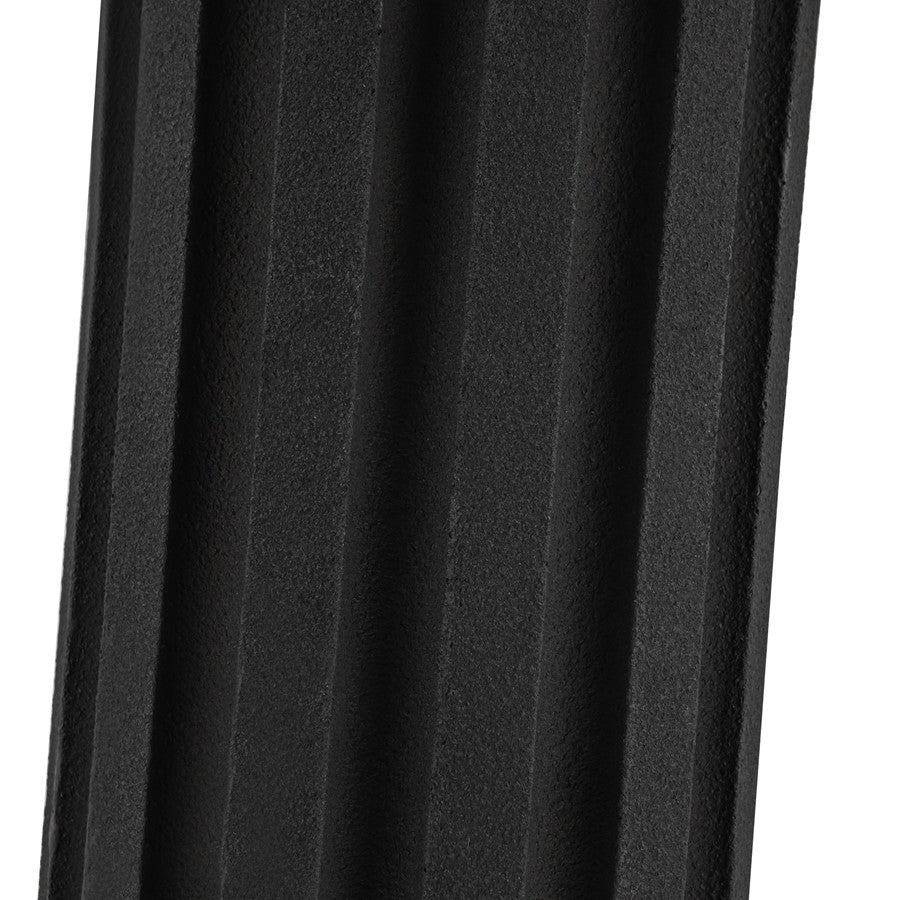 Kuzco Ono 20" Socket Table Lamp, Matte Black/White Cotton Shade