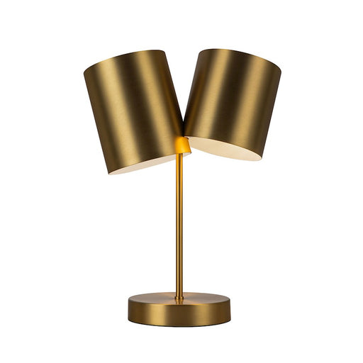 Kuzco Keiko 2 Light 14" Table Lamp, Brushed Gold - TL58814-BG