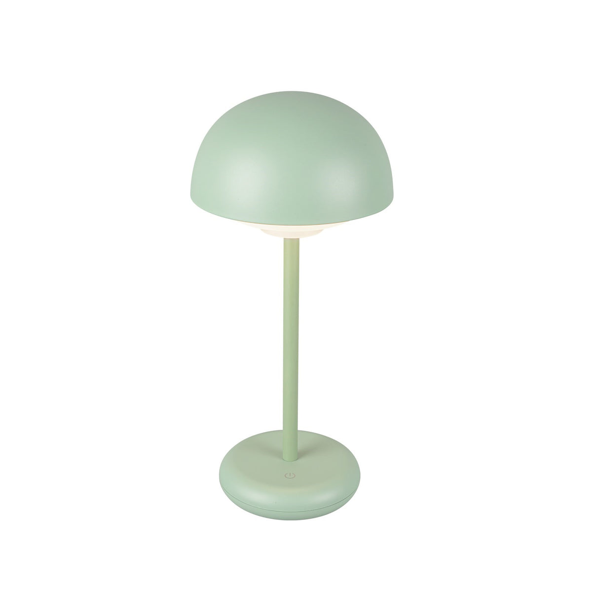 Kuzco Hinata 12in Table Lamp | Mid-Century Sage Green Steel and Acrylic | Bedroom & Living Room Accent | Model TL63812-GN