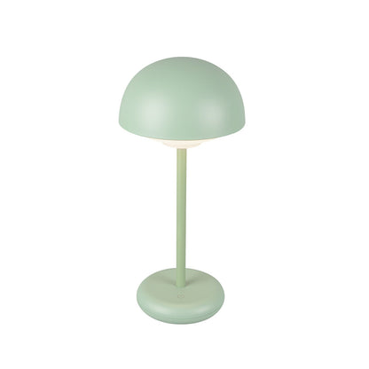 Kuzco Hinata 12in Table Lamp | Mid-Century Sage Green Steel and Acrylic | Bedroom & Living Room Accent | Model TL63812-GN