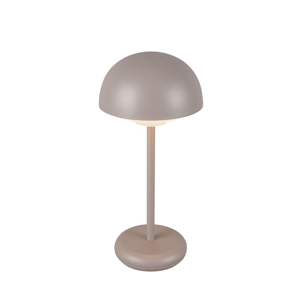 Kuzco Hinata 12in Rechargeable Table Lamp | Moonstone Gray Steel and Acrylic | Bedroom & Living Room Accent | 150lm, 2700K, 90CRI | Model TL63812-MN