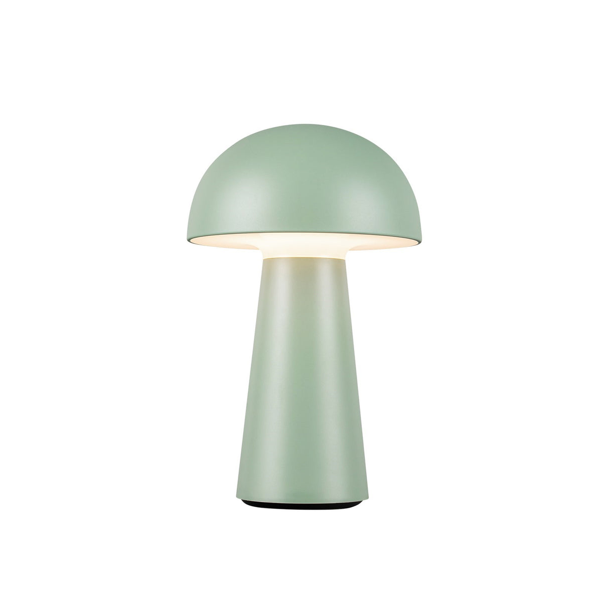 Kuzco Asher 8in Table Lamp | Mid-Century Modern Sage Green Steel and Acrylic | Bedroom & Living Room Accent | 200lm 2700K 3-Step | Model TL64108-GN