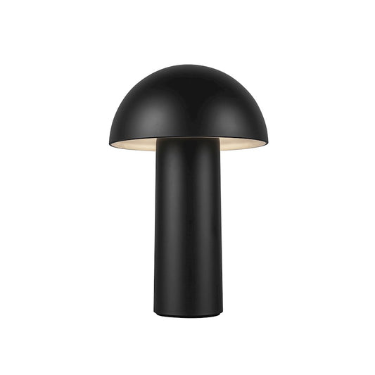 Kuzco Setas 10in Table Lamp | Mid-Century Modern Black Steel and Acrylic | Bedroom & Living Room Task Light | Model TL65210-BK