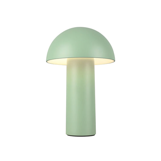Kuzco Setas 10in Table Lamp | Mid-Century Modern Sage Green Steel and Acrylic | Desk & Nightstand Task Light | Model TL65210-GN
