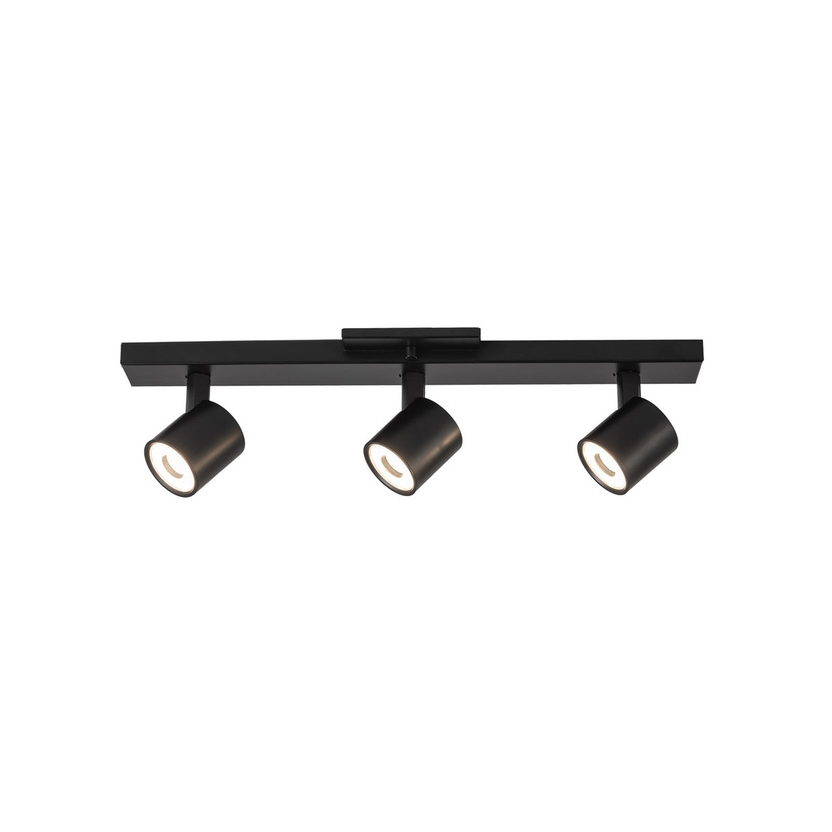 Kuzco Arnold 20in 3-Light Track Light | Industrial Black Aluminum and Steel | Kitchen & Living Room Task Lighting | Model TR19021-BK-5CCT-UNV-010