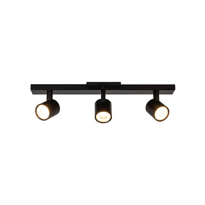 Kuzco Arnold 20in 3-Light Track Light | Industrial Black Aluminum and Steel | Kitchen & Living Room Task Lighting | Model TR19021-BK-5CCT-UNV-010