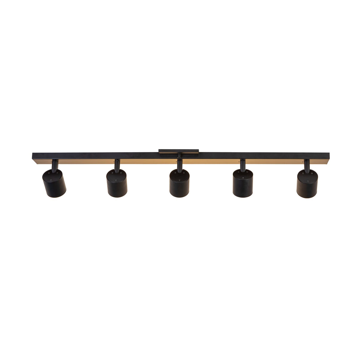 Kuzco Arnold 35in 5-Light Track Light | Modern Black Aluminum and Steel | Kitchen & Living Room Task Lighting | Model TR19035-BK-5CCT-UNV-010