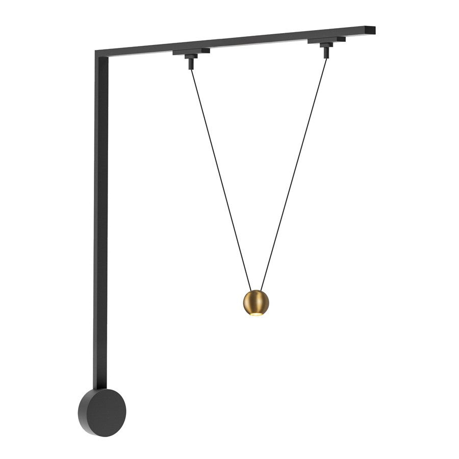 Kuzco Faria Dbl 3" Gold Dim LED Trilo Wall Kit 3000K, Gold - TR1W-P27203-BG