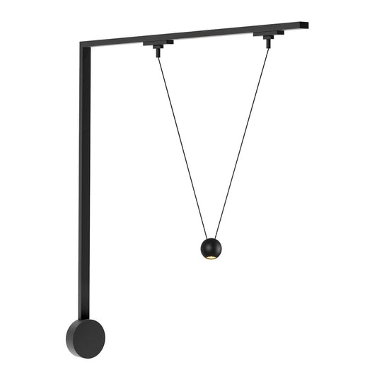 Kuzco Faria Dbl 3" Black Dimmable LED Trilo Wall Kit 4000K, BK - TR1W4-P27203-BK