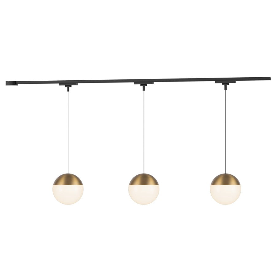 Kuzco Monae 81" Gold Dim LED Trilo Ceiling Kit 3000K, Gold - TR3C-P11707-BG