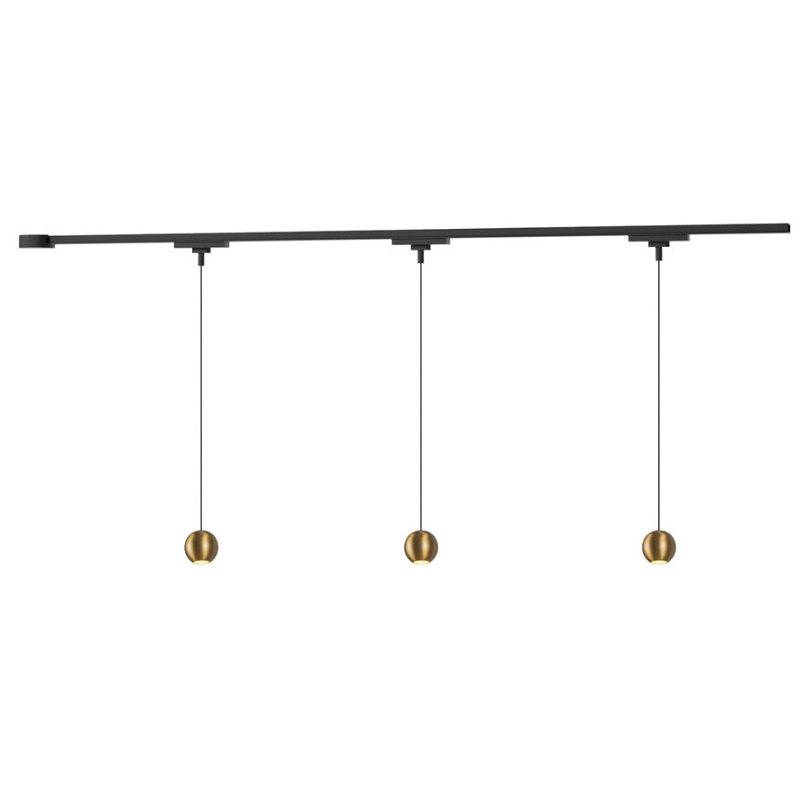 Kuzco Faria 38" Gold Dim LED Trilo Ceiling Kit, Brushed Gold - TR3C-P26903-BG
