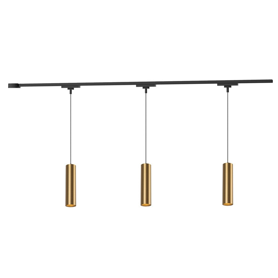 Kuzco Remuda 81" Gold Dim LED Trilo Ceiling Kit 3000K - TR3C-P71602-BG