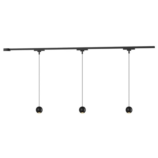 Kuzco Faria 38" Black Dimmable LED Trilo Ceiling Kit 4000K, BK - TR3C4-P26903-BK