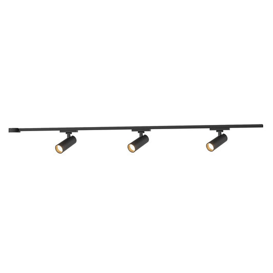 Kuzco Paolo 81" x 5" Dimmable LED Trilo Ceiling Kit 4000K, Blk - TR3C4-S25925-BK