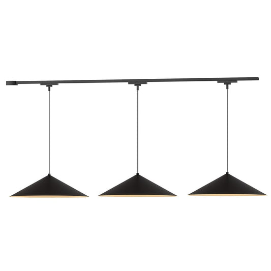 Kuzco Luiz 81" Black Dimmable LED Trilo Ceiling Kit, Blk - TR3L-P73915-BK