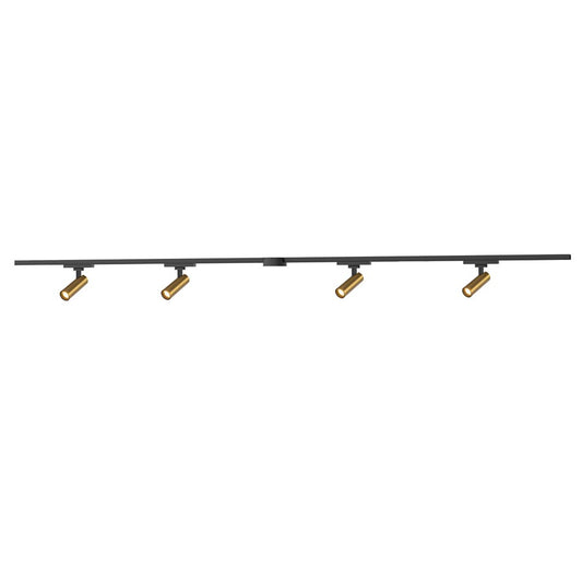 Kuzco Paolo 81" Gold Dim LED Trilo Ceiling Kit 3000K 4000K, GD - TR4C-S25914-BG