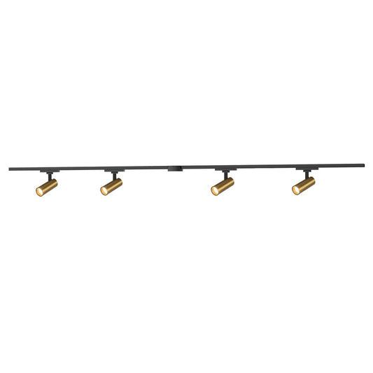Kuzco Paolo 81" x 5" Dimmable LED Trilo Ceiling Kit 3000K, Gold - TR4C-S25925-BG