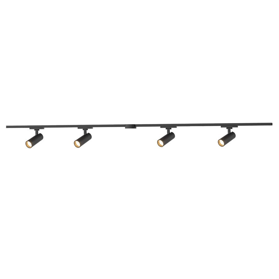 Kuzco Paolo 81" x 5" Dim LED Trilo Ceiling Kit 3000K, Blk - TR4C-S25925-BK