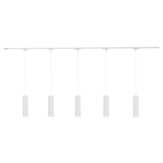 Kuzco Remuda 81" White Dimmable LED Trilo Ceiling Kit 3000K, WH - TR5C-P71602-WH