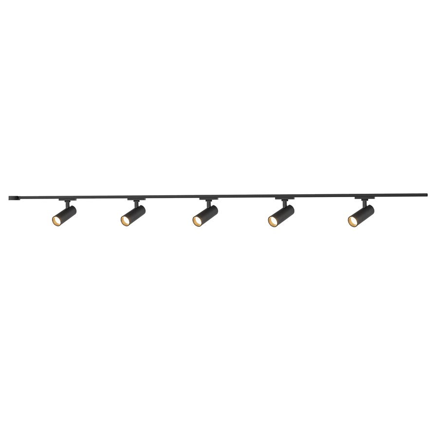 Kuzco Paolo 81" x 5" Blk Dim LED Trilo Ceiling Kit 3000K, Blk - TR5C-S25925-BK