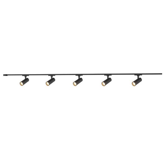 Kuzco Paolo 81" x 5" Blk Dim LED Trilo Ceiling Kit 3000K, Blk - TR5C-S25925-BK