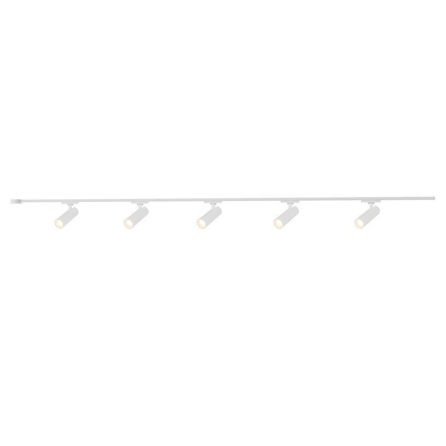 Kuzco Paolo 81" x 5" Wht Dim LED Trilo Ceiling Kit, Wht - TR5C-S25925-WH