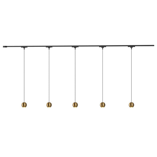 Kuzco Faria 81" Gold Dim LED Trilo Ceiling Kit 4000K, Gold - TR5C4-P26903-BG