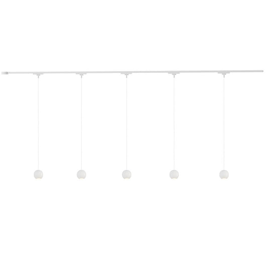 Kuzco Faria 81" White Dimmable LED Trilo Ceiling Kit 4000K, WH - TR5C4-P26903-WH