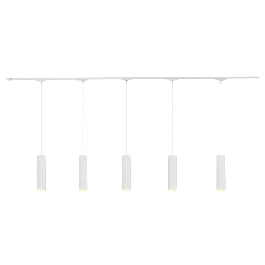 Kuzco Remuda 81" Dimmable LED Trilo Ceiling Kit 4000K, WH - TR5C4-P71602-WH
