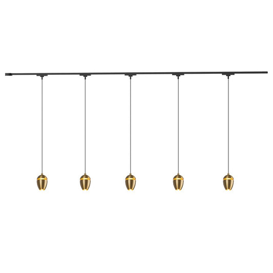 Kuzco Eloa 81" Gold Dim LED Trilo Ceiling Kit 4000K, Gold - TR5C4-P89703-BG