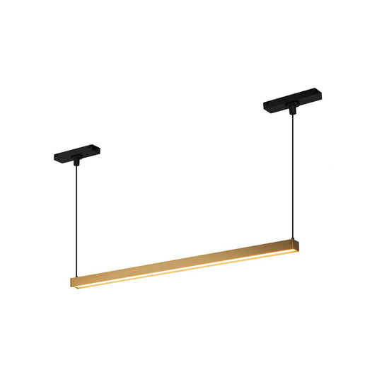 Kuzco Mira 22" Trilo Track Linear Pendant, Brushed Gold - TRL28122-BG