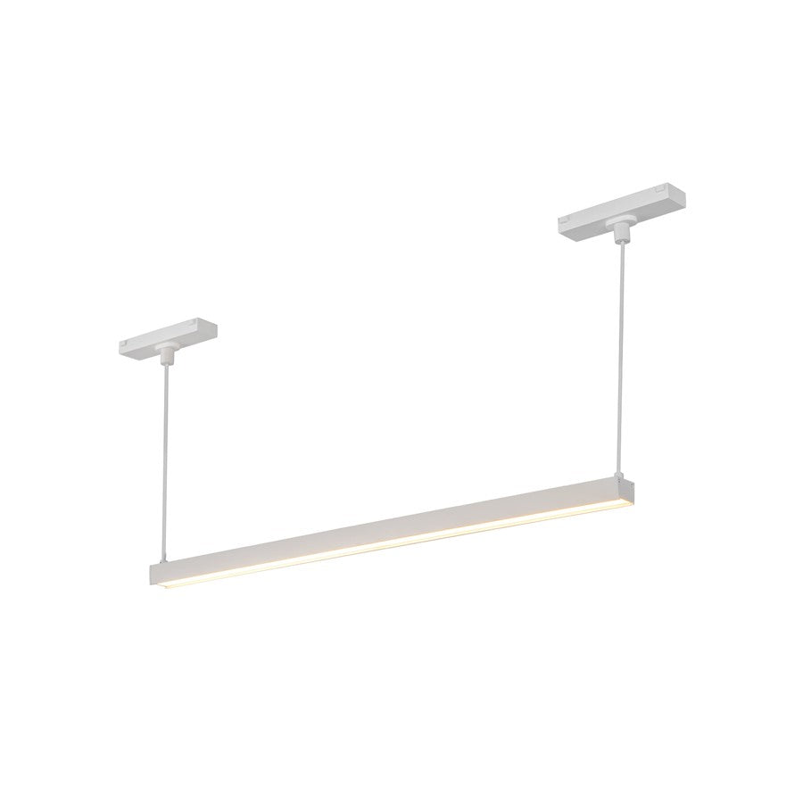Kuzco Mira 22" Trilo Track Linear Pendant, White - TRL28122-WH