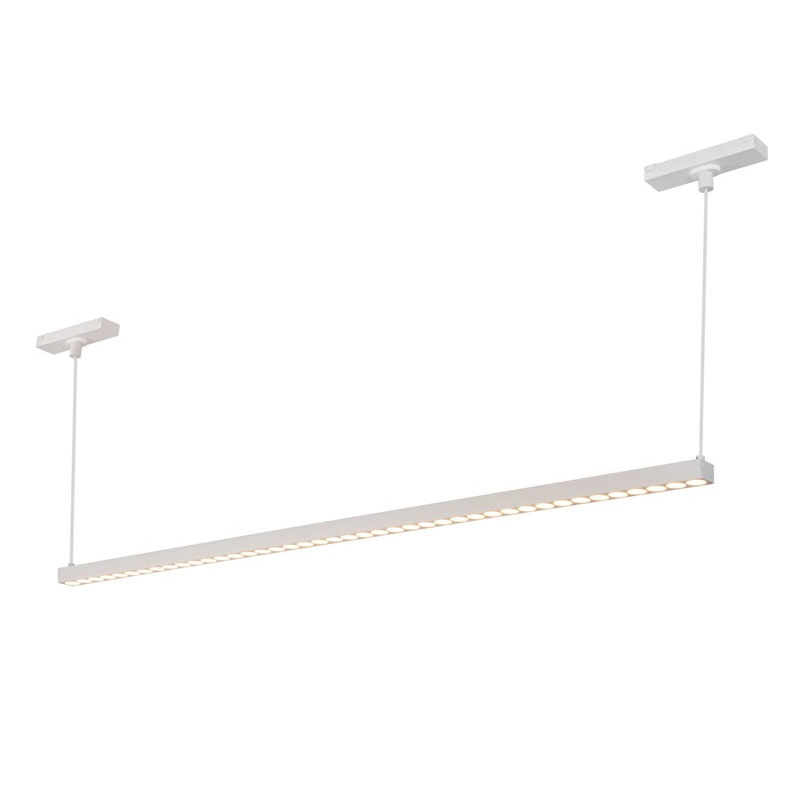 Kuzco Kyan 33" Trilo Track Linear Pendant, 4000K, White - TRL29433-WH-4K