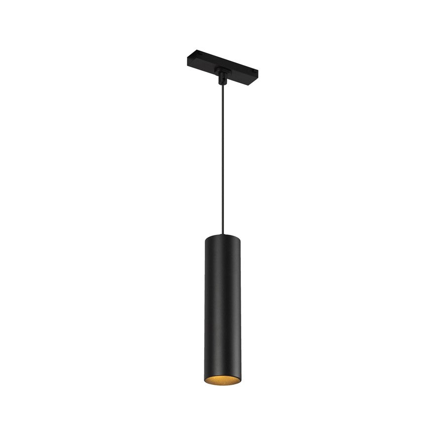 Kuzco Remuda 3" Trilo Track Pendant, Black/Black Baffle - TRP71602-BK