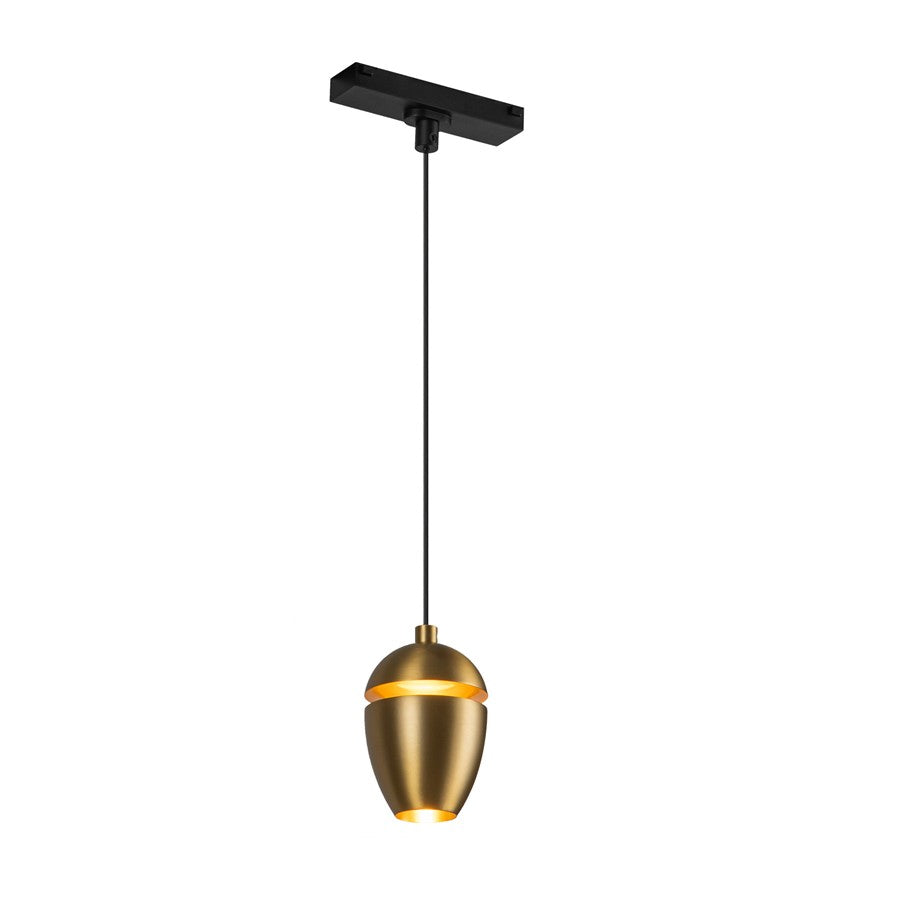 Kuzco Eloa 3" Trilo Track Pendant, 4000K, Brushed Gold - TRP89703-BG-4K