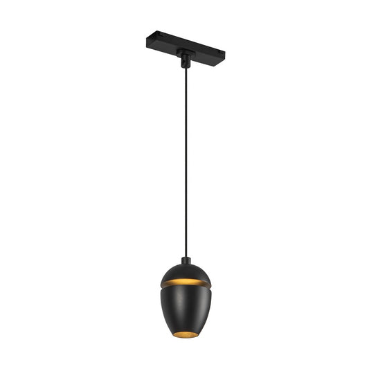 Kuzco Eloa 3" Trilo Track Pendant, 4000K, Black - TRP89703-BK-4K