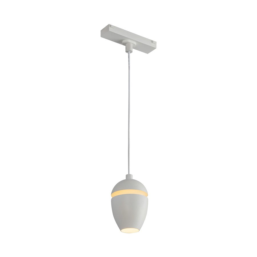 Kuzco Eloa 3" Trilo Track Pendant, 4000K, White - TRP89703-WH-4K