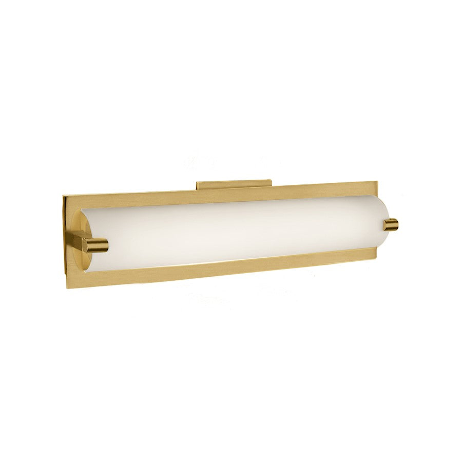 Kuzco Lighthouse 18" LED Vanity, Brushed Gold/Opal - VL0118-BG