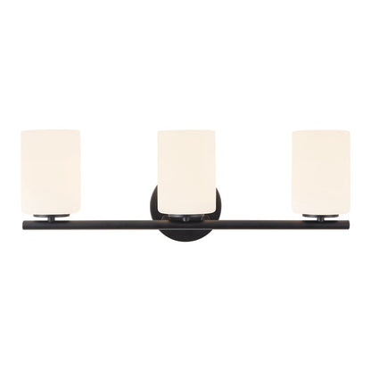 Kuzco Ezra 22" Blk Dim Bathroom Vanity Light, Blk - VL0712722BK