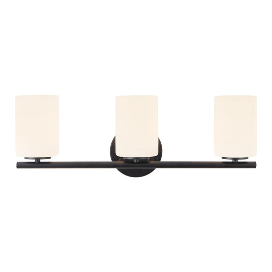 Kuzco Ezra 22" Blk Dim Bathroom Vanity Light, Blk - VL0712722BK