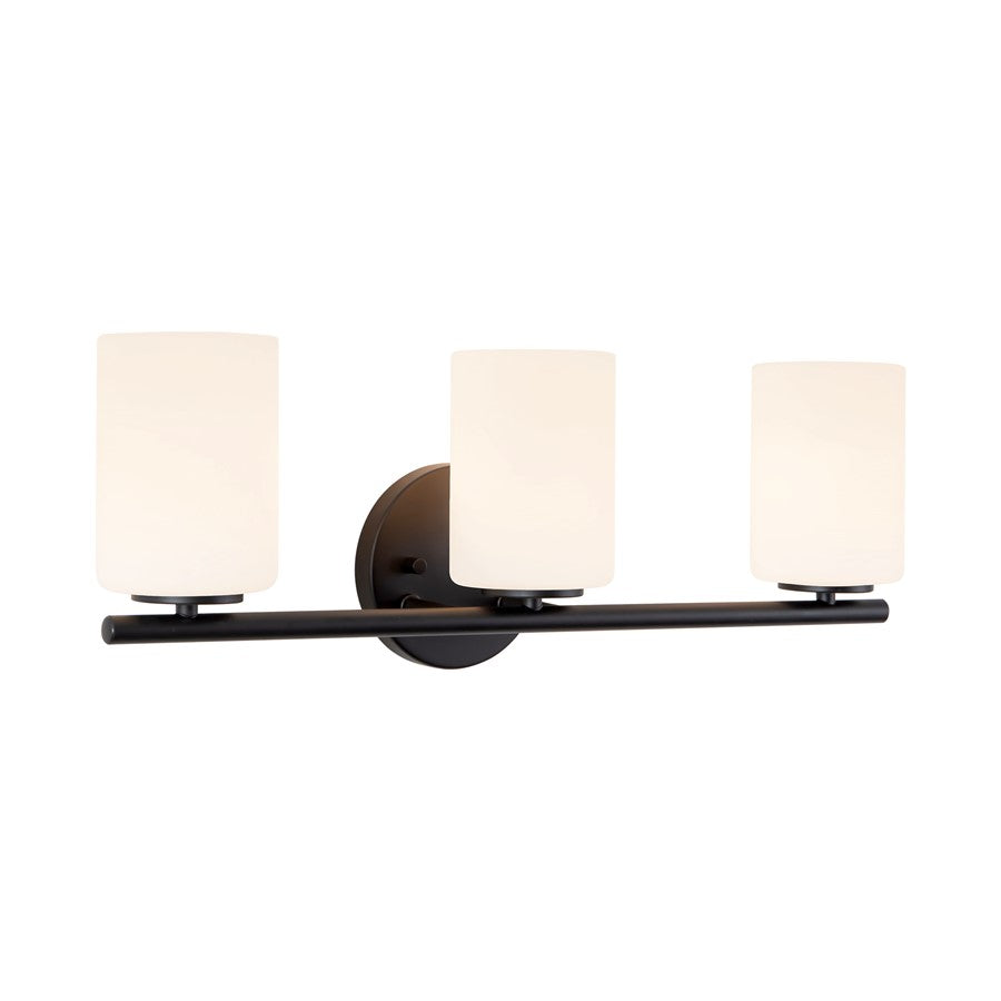 Kuzco Ezra 22" Black Dimmable Bathroom Vanity Light, Black