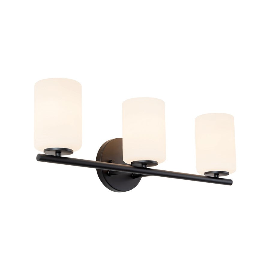 Kuzco Ezra 22" Black Dimmable Bathroom Vanity Light, Black