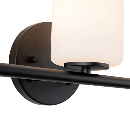 Kuzco Ezra 22" Black Dimmable Bathroom Vanity Light, Black