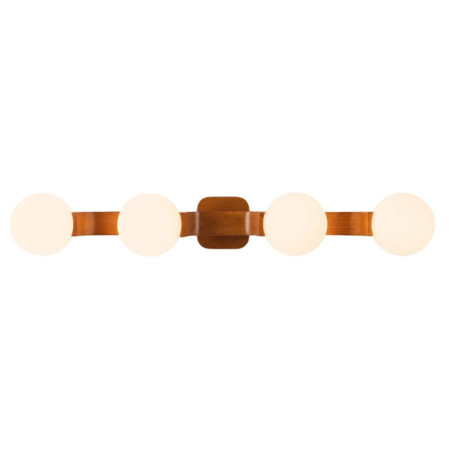 Kuzco Briar 34" Brown Bathroom Vanity Light, Teak - VL11534-TK